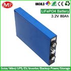 高い発電3.2V 80Ah LiFePO4電池細胞のプリズム リチウム イオン電池
