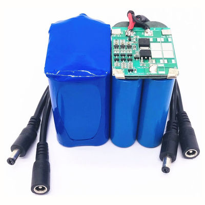 BMS Type Rechargeable Li Ion Battery Pack , 18650 12v Li Ion Battery Pack