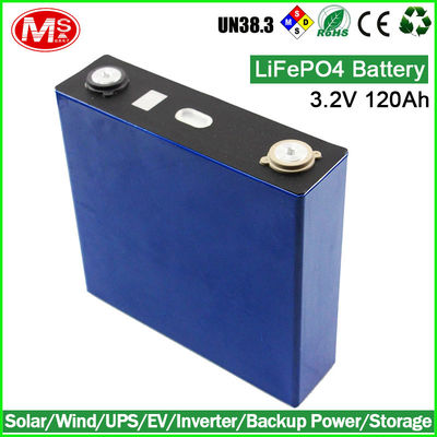 中国 太陽エネルギー力バックアップのための長続きがするLiFePO4電池細胞3.2V 120Ah 工場