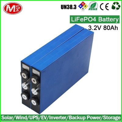 中国 リチウムUPS LiFePO4電池細胞/3.2v 80Ah Lifepo4の電気自動車電池 工場