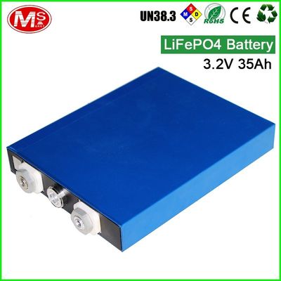 中国 光起電システムのための長いサイクル寿命3.2V 35Ahのリチウム イオン蓄電池/太陽/EV 工場