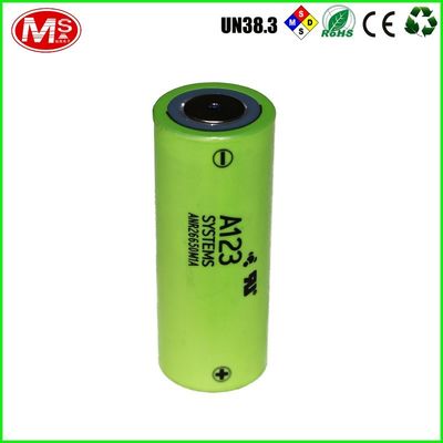 中国 LiFePO4 26650リチウム電池の細胞、マウスのためのA123シリンダー リチウム イオン電池 代理店