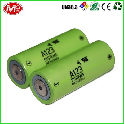 中国 薄緑の2300mAh 26650 Lifepo4電池細胞の高容量3.2ボルト 工場