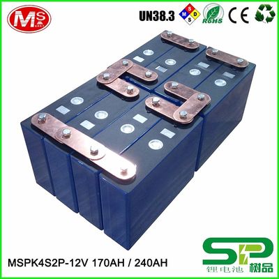 中国 Long cycle life lithium battery pack 12V 240Ah for electric vehicle or solar power system MSPK4S2P 工場